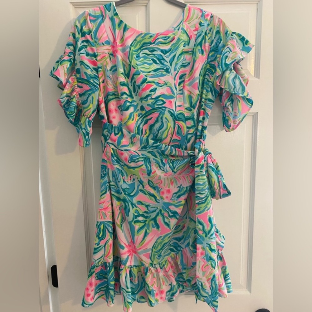 Lilly Pulitzer Wrap Dress 10 NWOT